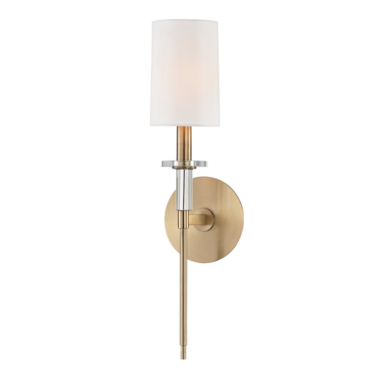 Amherst Wall Sconce with Aged Brass Finish