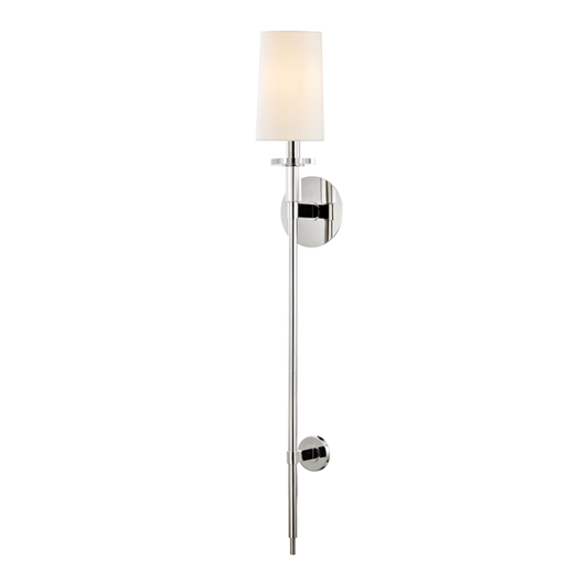 Amherst Wall Sconce with Polished Nickel Finish