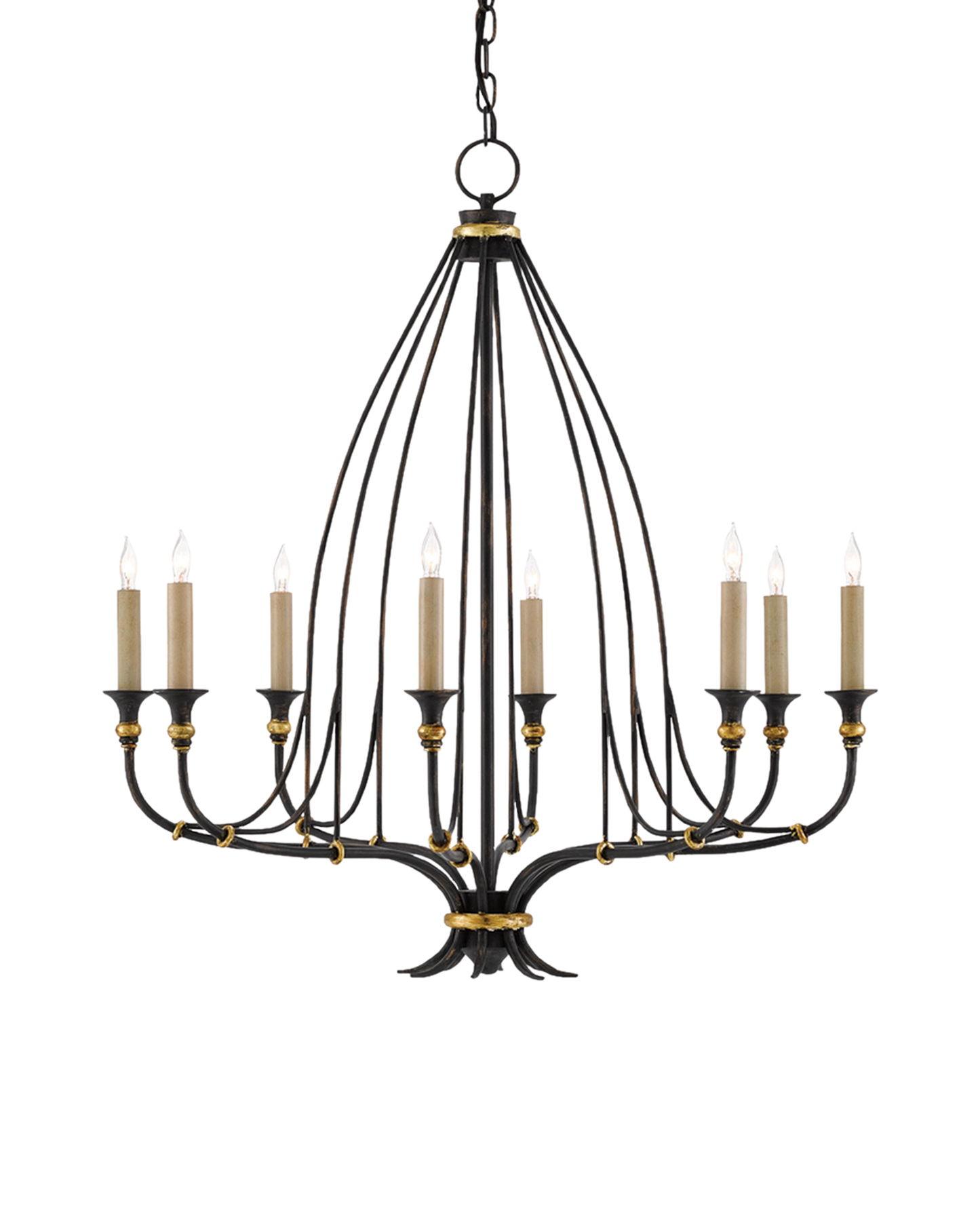 Folgate Small Black Chandelier