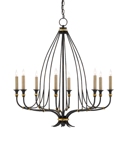Folgate Small Black Chandelier