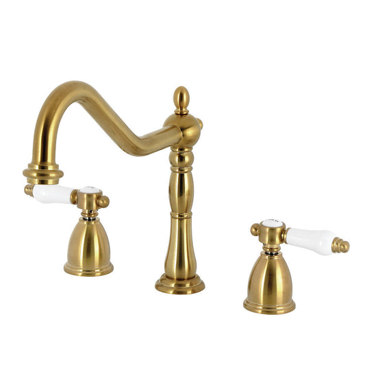 Bel-Air Widespread Kitchen Faucet in Brushed Brass