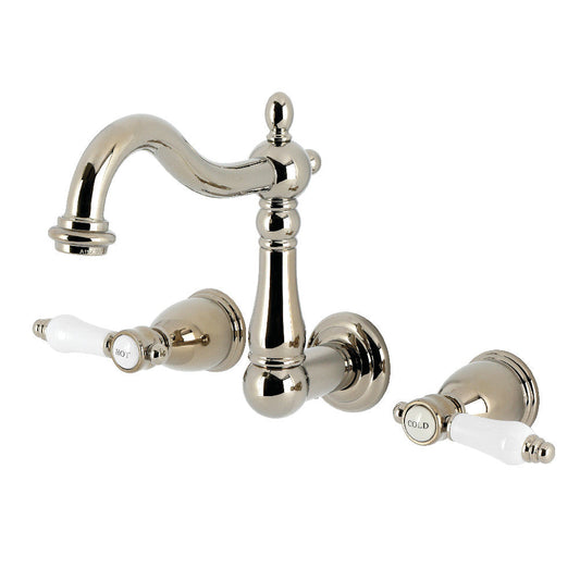 Bel-Air Wall-Mount Bathroom Faucet in Polished Nickel