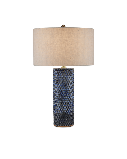 Polka Dot Blue Table Lamp