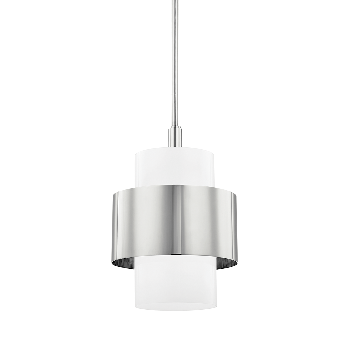 Corinth Pendant with Polished Nickel Finish