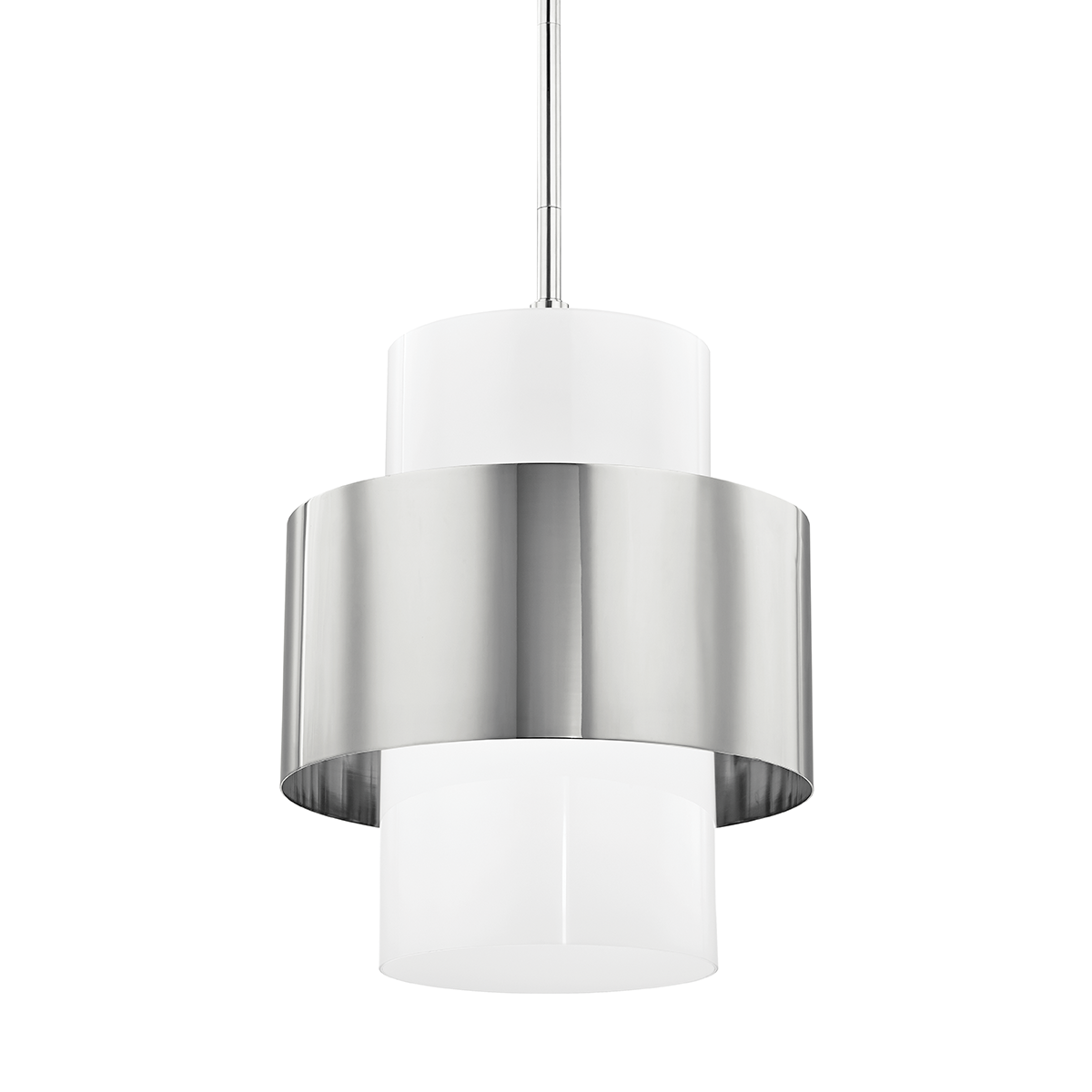Corinth Pendant with Polished Nickel Finish