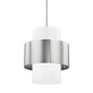 Corinth Pendant with Polished Nickel Finish