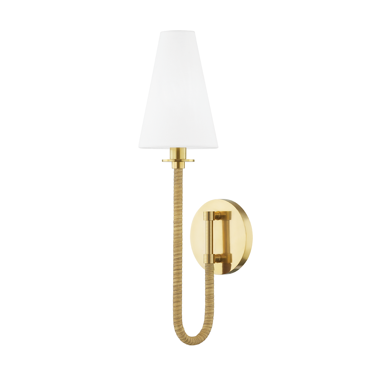 Ripley Wall Sconce with Aged Brass Finish