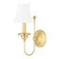 Yorktown Wall Sconce with Aged Brass Finish