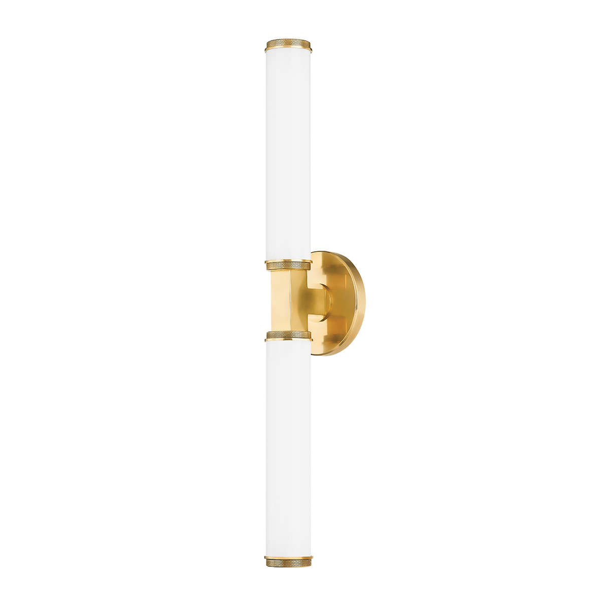 CROMWELL Wall Sconce with Aged Brass Finish