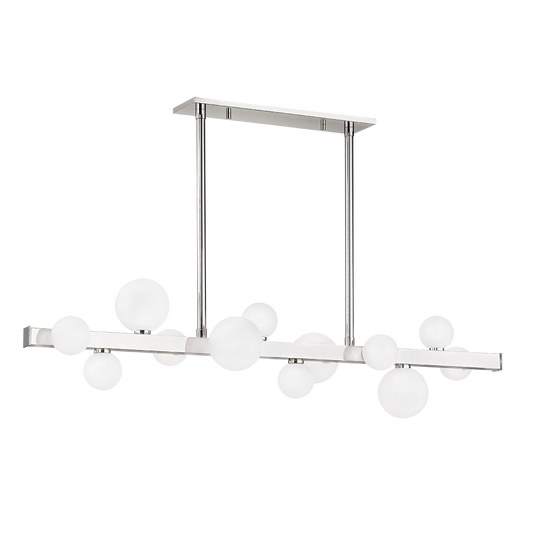 Mini Hinsdale Linear with Polished Nickel Finish