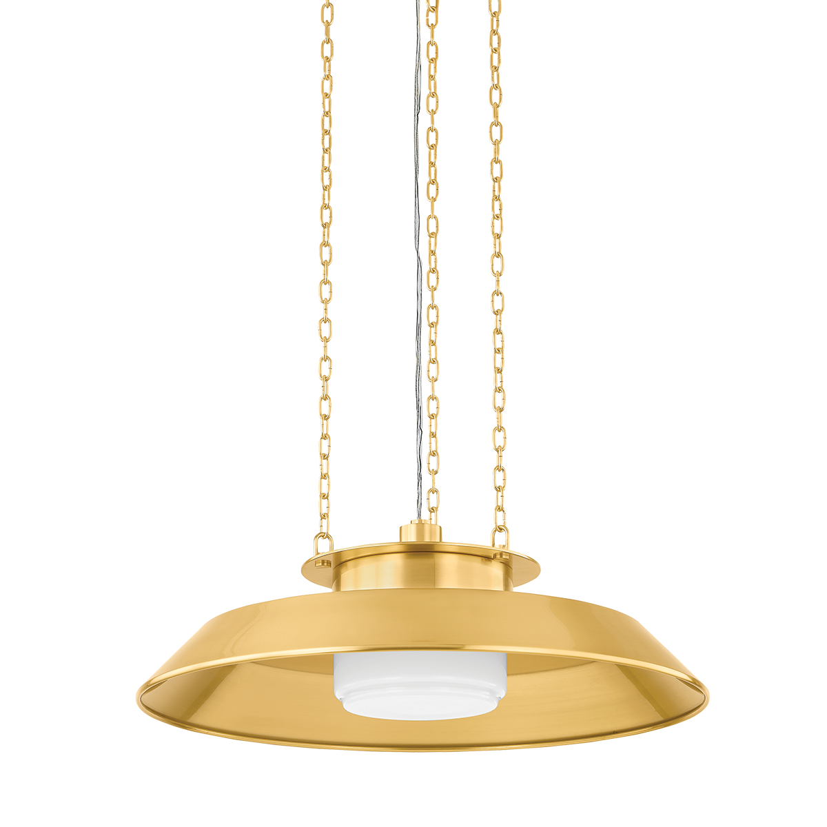 WOODROW Pendant with Aged Brass Finish