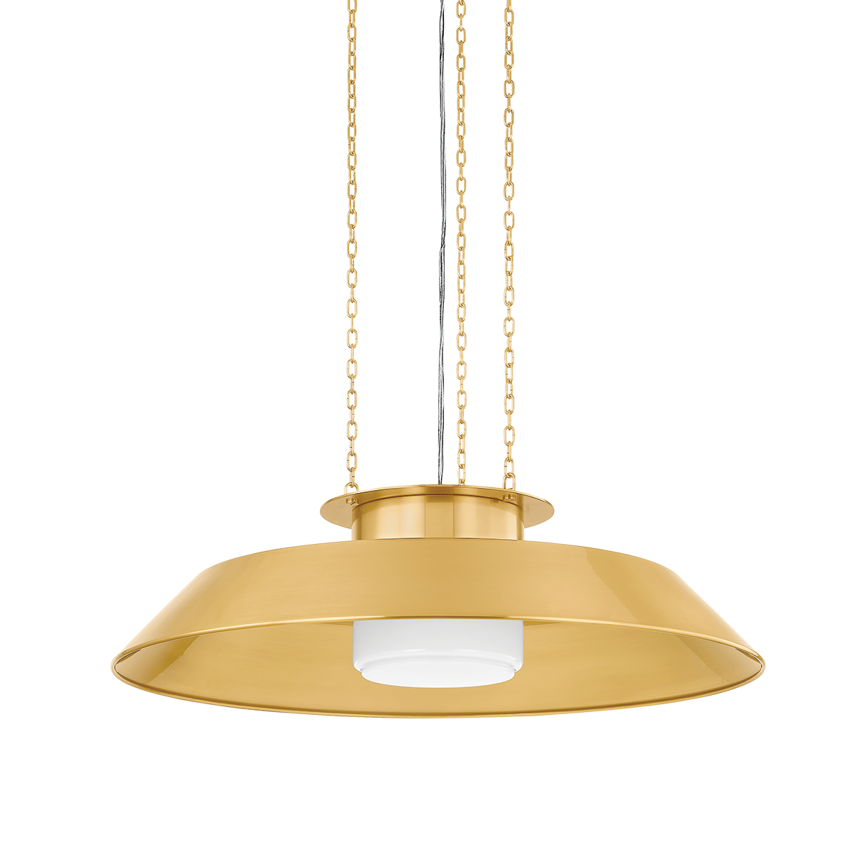 WOODROW Pendant with Aged Brass Finish