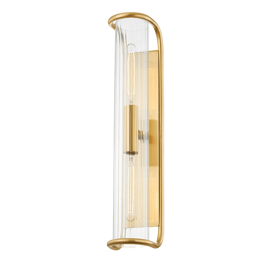 Fillmore Wall Sconce with Aged Brass Finish