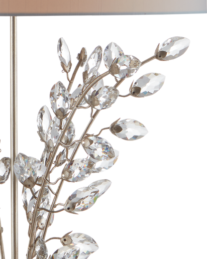 Forget-Me-Not Silver Table Lamp