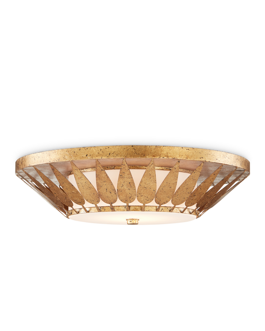 Floris Gold Flush Mount
