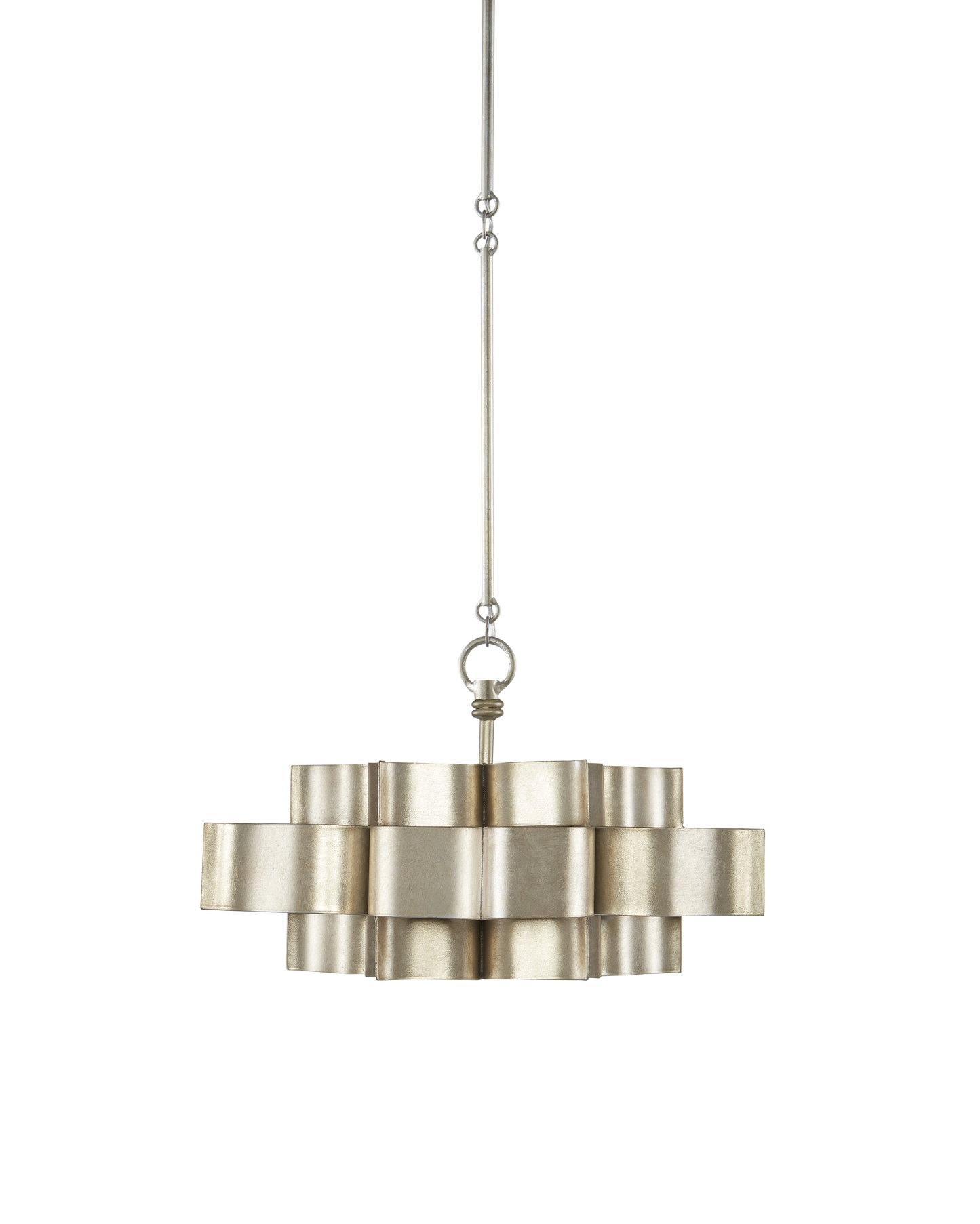 Grand Lotus Small Sliver Chandelier