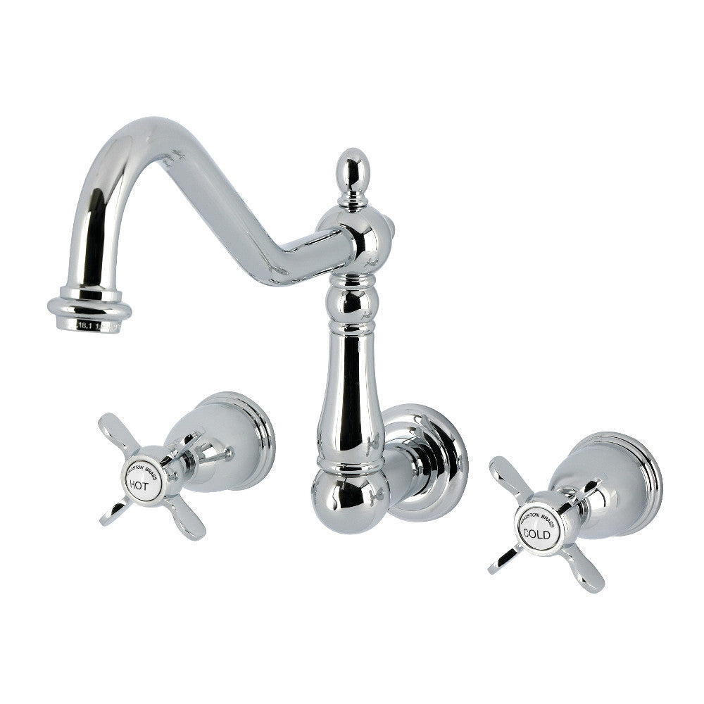 Essex Wall Mount Kitchen Faucet in Polished Chrome