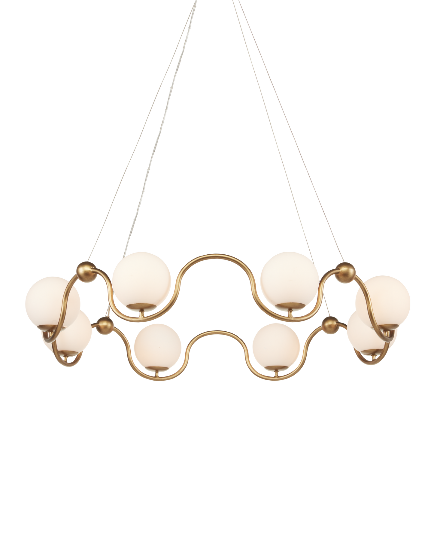 Equilibrium Brass Chandelier