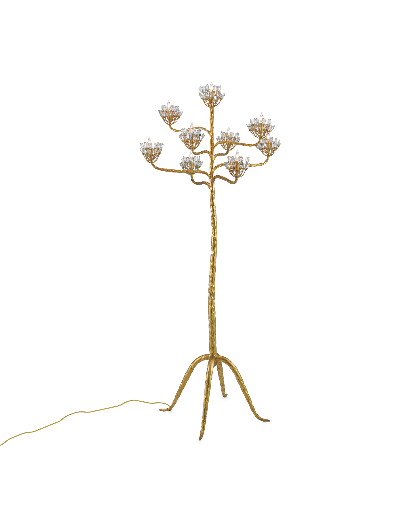 Agave Americana Gold Floor Lamp