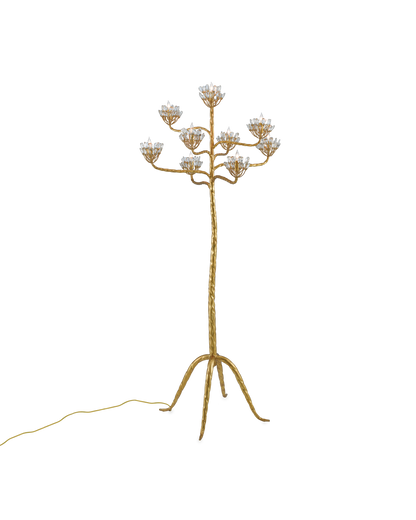 Agave Americana Gold Floor Lamp