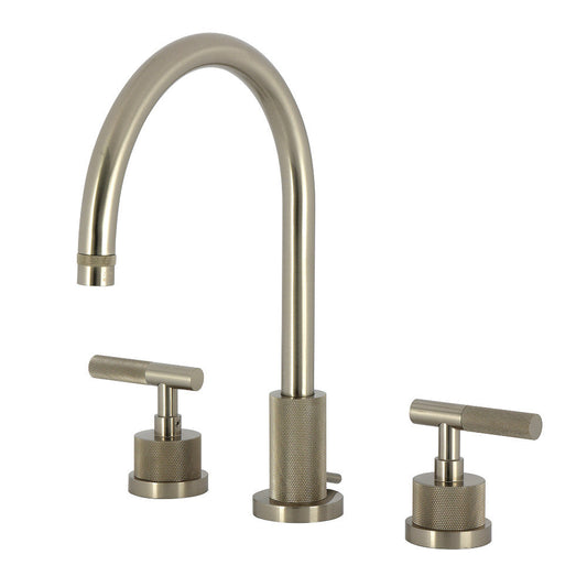 Convergent Widespread Bathroom Faucet in Brushed Nickel
