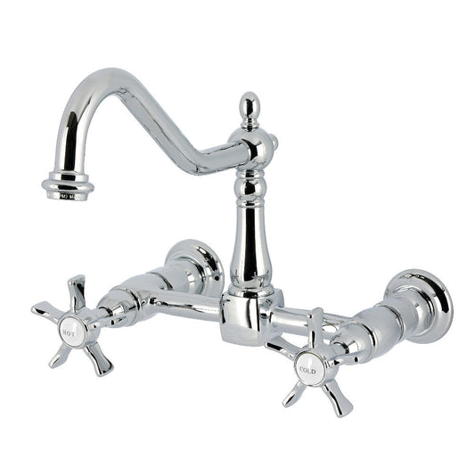 Hamilton Wall Mount Kitchen Faucet in Polished Chrome