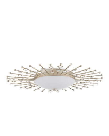 Planisphere Silver Flush Mount