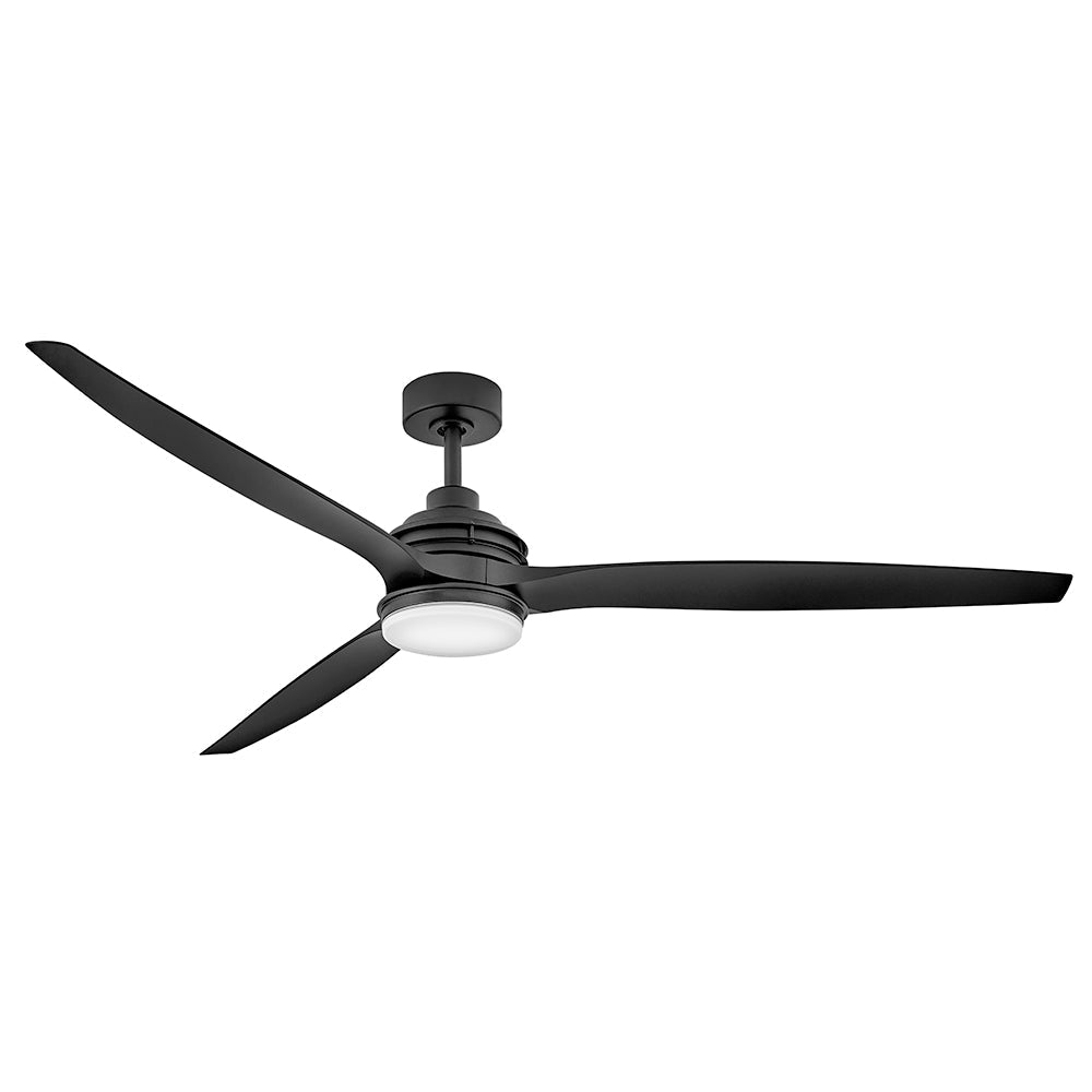 Artiste 72" LED Smart Fan - Matte Black