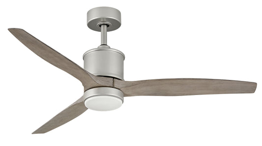 Hover 52" LED Smart Fan - Brushed Nickel