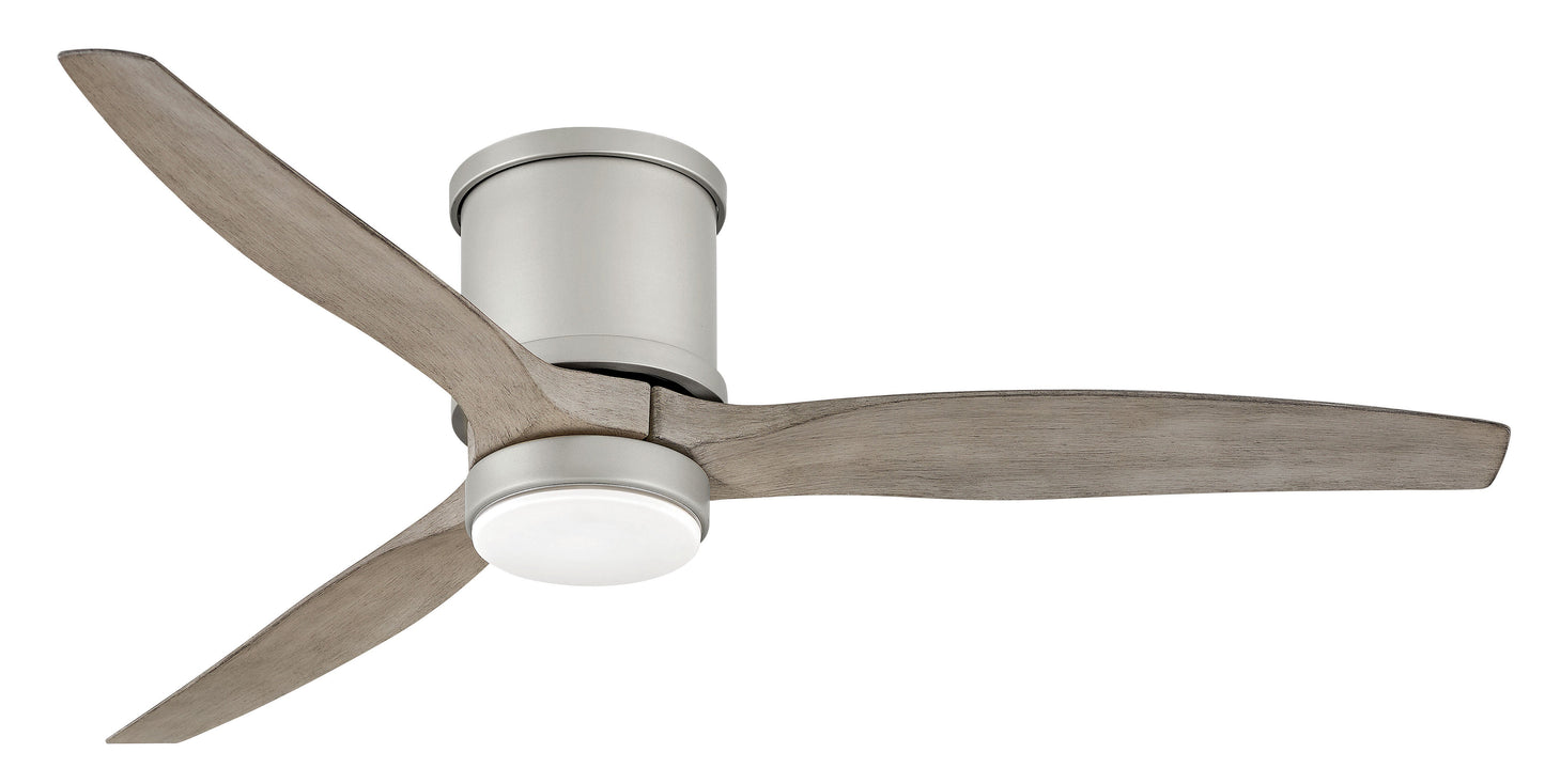 Hover Flush 52" LED Smart Fan - Brushed Nickel