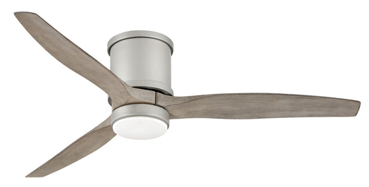 Hover Flush 52" LED Smart Fan - Brushed Nickel