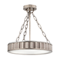 Middlebury Semi Flush with Historic Nickel Finish