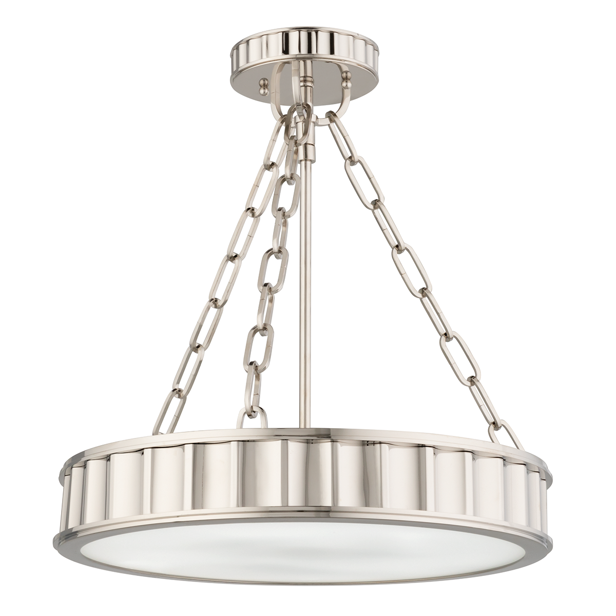 Middlebury Semi Flush with Polished Nickel Finish