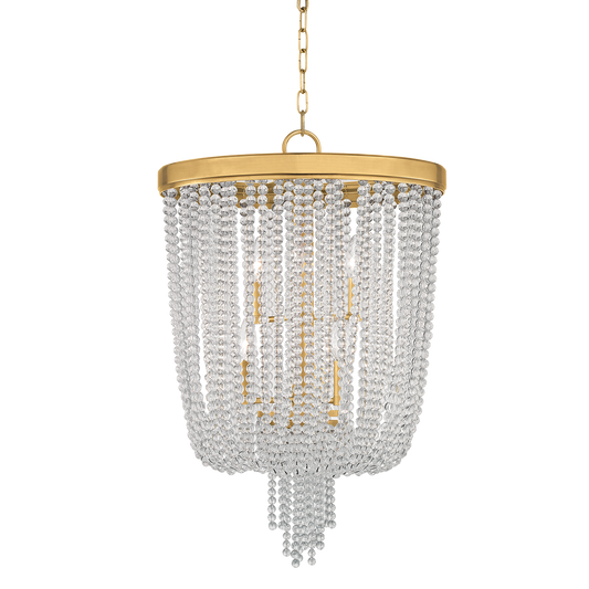 Royalton Chandelier with Aged Brass Finish