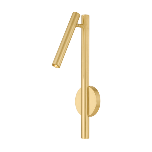 CIRCLEVILLE Wall Sconce with Aged Brass Finish