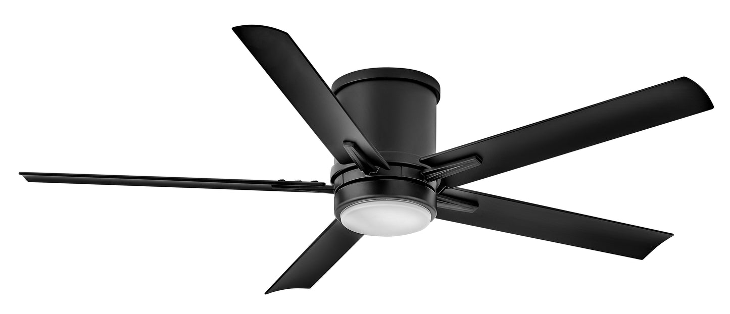 Vail Flush 52" LED Smart Fan - Matte Black