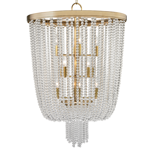 Royalton Chandelier with Aged Brass Finish