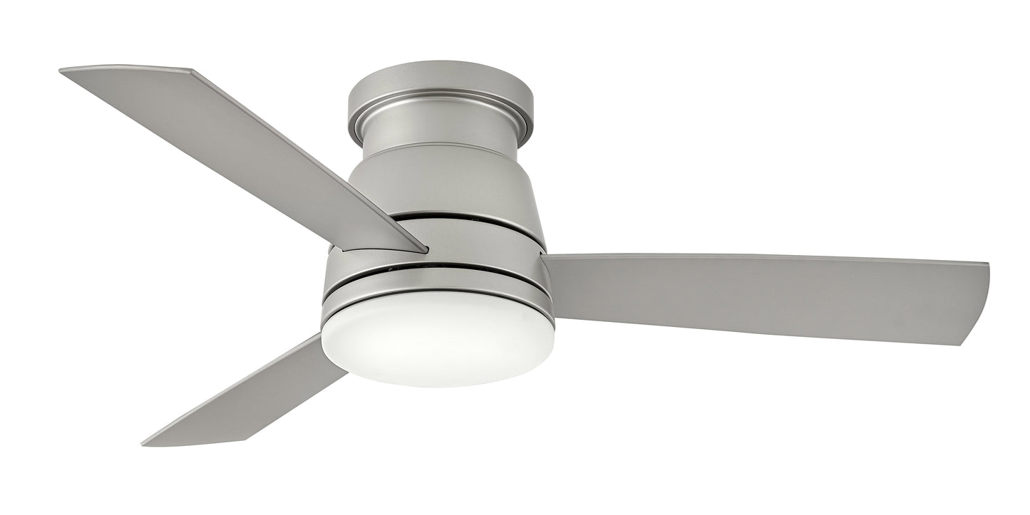 Trey 44" LED Smart Fan - Brushed Nickel