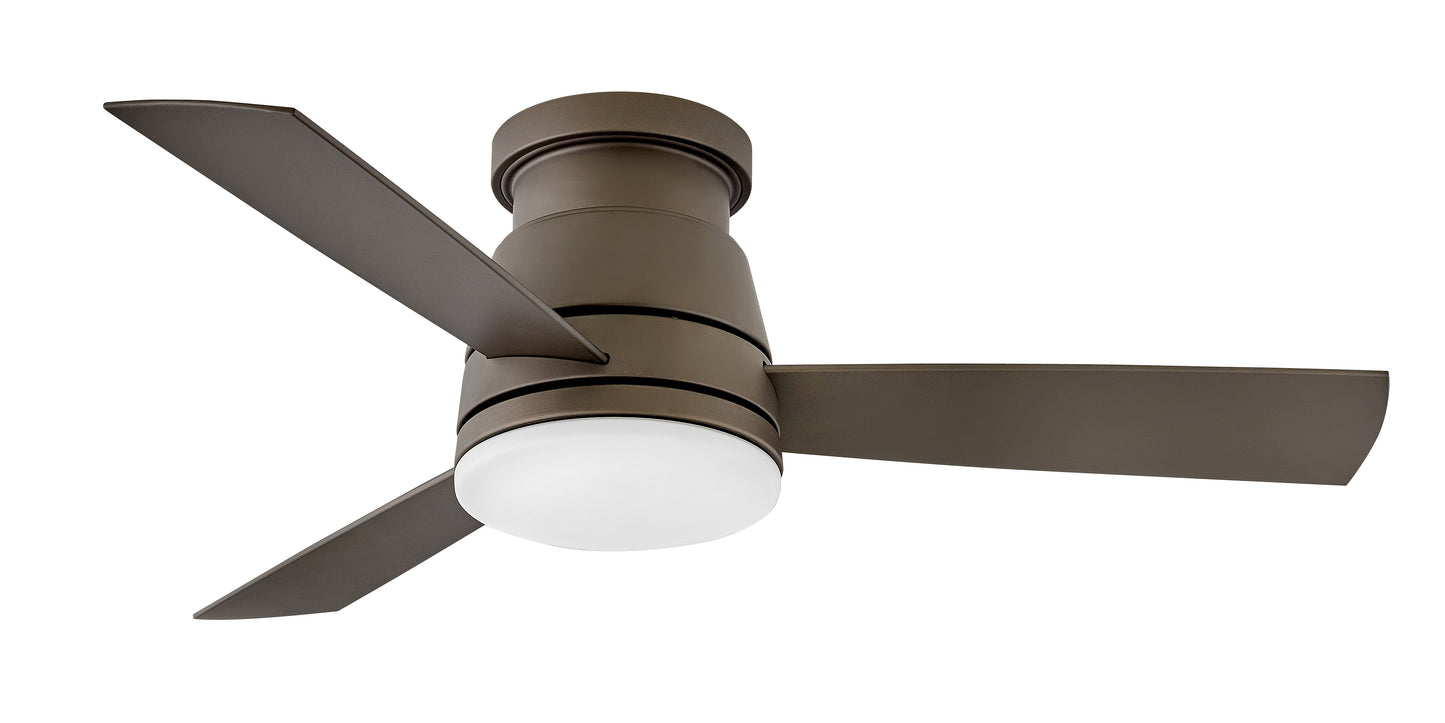 Trey 44" LED Smart Fan - Metallic Matte Bronze