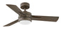 Ventus 44" LED Fan - Metallic Matte Bronze