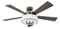 Hampton 56" LED Smart Fan - Metallic Matte Bronze