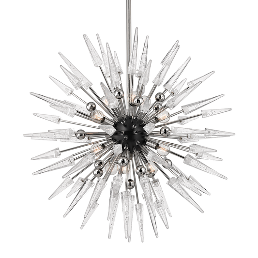 Sparta Chandelier with Polished Nickel Finish
