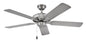 Metro Wet 52" Fan - Brushed Nickel