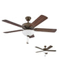 Metro Illuminated 52" LED Fan - Metallic Matte Bronze