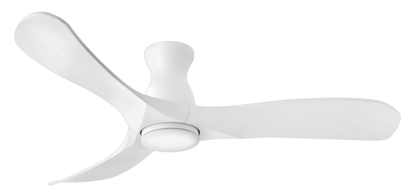 Swell Flush Illuminated 56" LED Smart Fan - Matte White