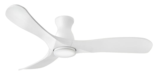 Swell Flush Illuminated 56" LED Smart Fan - Matte White