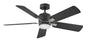 Afton 52" LED Fan - Matte Black