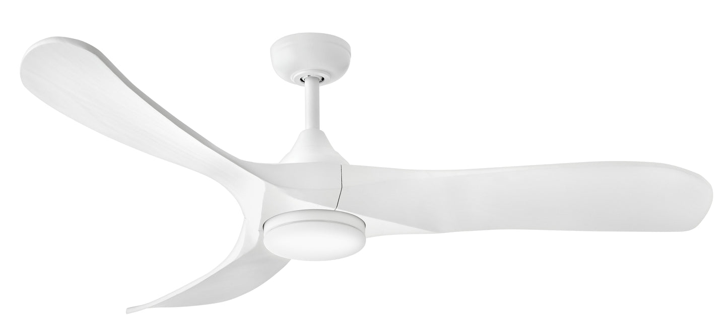 Swell Illuminated 56" LED Smart Fan - Matte White