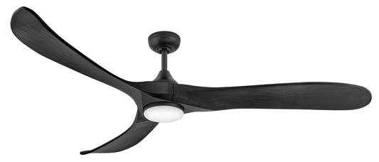 Swell Illuminated 72" LED Smart Fan - Matte Black