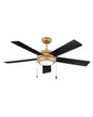 Croft 52" LED Fan - Heritage Brass